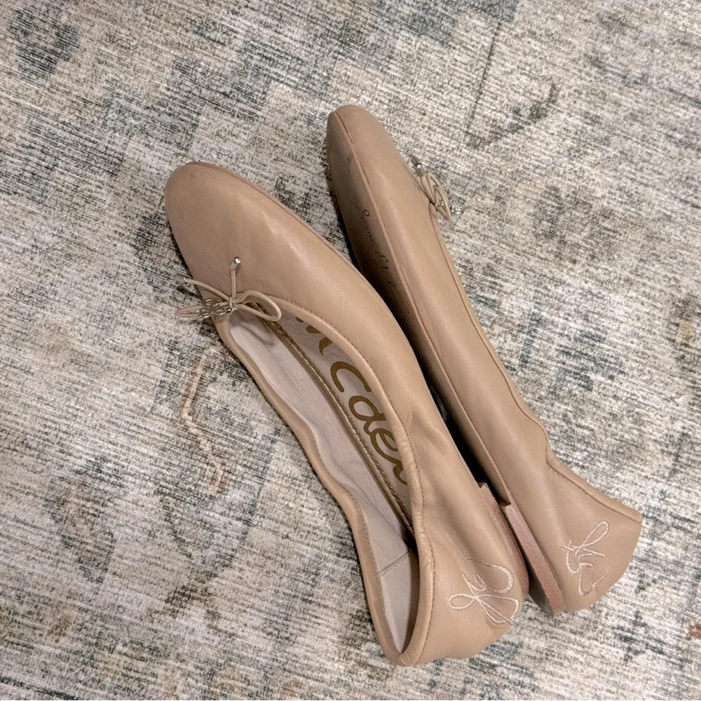 Sam Edelman Taupe Ballet Flats - Picture 8 of 11